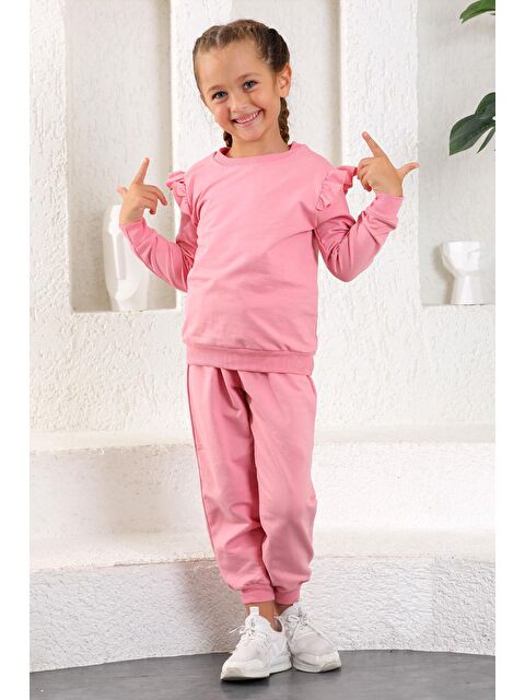 Zepkids Bisiklet Yaka Kız Çocuk Eşofman Takım - S000355055-20020