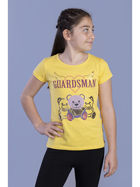 Toontoykids Kız Çocuk Baskılı Tişört