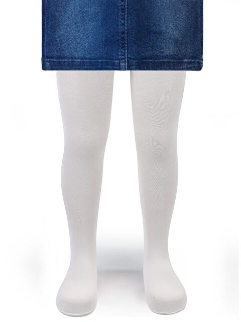 Civil Kız Çocuk Mikro 50 Denye Külotlu Çorap 2-12 Yaş Ekru