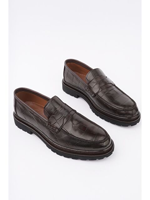 Muggo OWNER Bağcıksız Hakiki Deri Erkek Günlük Casual Ayakkabı - S000359605-19413