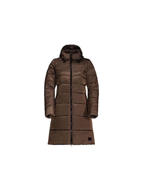 Jack Wolfskin Eisbach Coat Kadın Kahverengi Outdoor Ceketi - S000497609-19413
