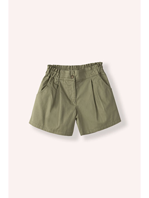 Panço Kız Çocuk Şort Haki - S000393803-18547