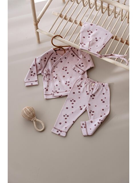 Oh La La Koala For Little Ones Nar Baskılı Pure Hug Serisi Kruvaze 3'lü Takım - S000504830-17878