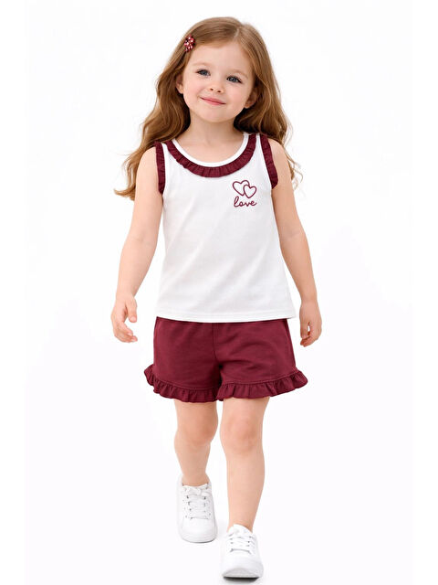 Myhanne Love Nakışlı Kız Takım 50364