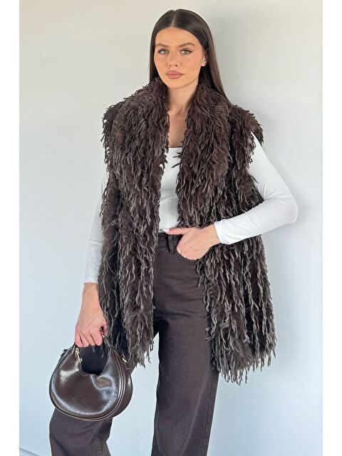 Gülseli Kadın Astarlı Püsküllü Yelek (s-m-l-xl Uyumludur) - S000517433-19413