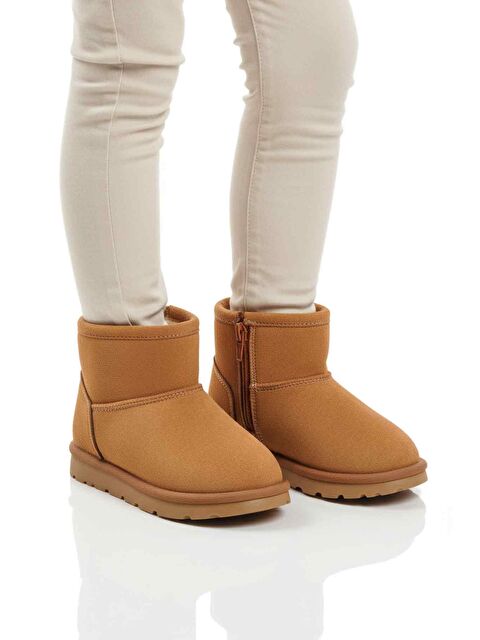 Pepino Taba İçi Kürklü Fermuarlı Kız Çocuk Bot 2096 P - S000483685-37454