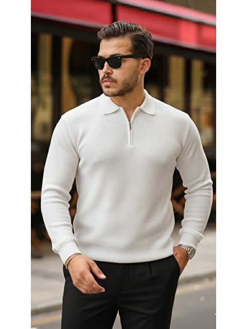 Jane's Erkek Selanik örme Yakalı Uzun Kollu Triko - S000528934-20063