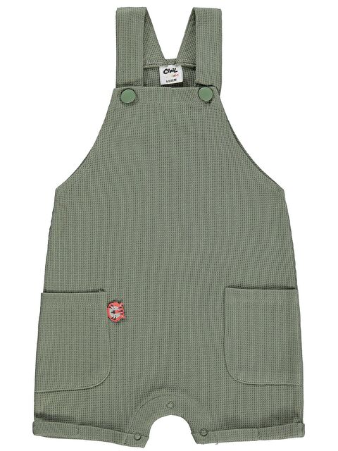 Civil Baby Basic 6-18 Ay Salopet - Haki