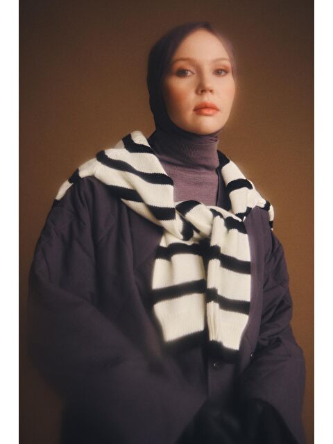 ARMİNE Kapitone Belden Bağlamalı Manto 23K8616 - S000131143-29666