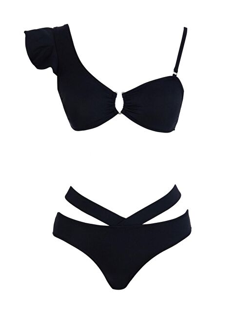 Sailor Moda V Yaka Volanlı Bikini Takım - S000155383-19351