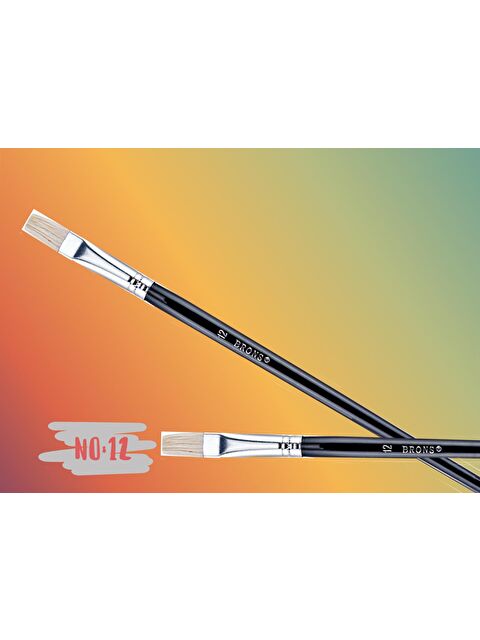 Brons 258 Yağlı Boya Fırçası NO:12 (BR-516) - S000286680-27074