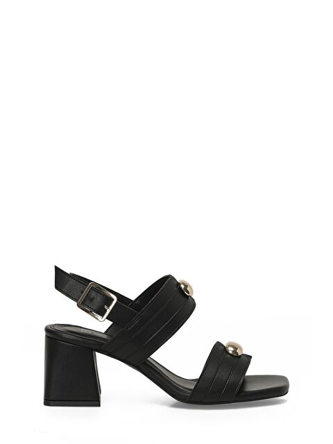 Butigo 26S-330 6FX Siyah Kadın Topuklu Sandalet - S000529528-19351