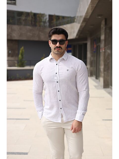 Jane's Erkek Çizgi Desenli Gömlek - S000528941-20063