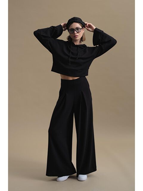 C&City Pure Touch Tek Pileli Pantolon Cc7007 Siyah - S000497613-19351