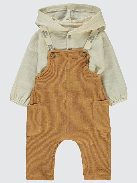 Civil Baby Erkek Bebek Salopet 6-18 Ay Kiremit