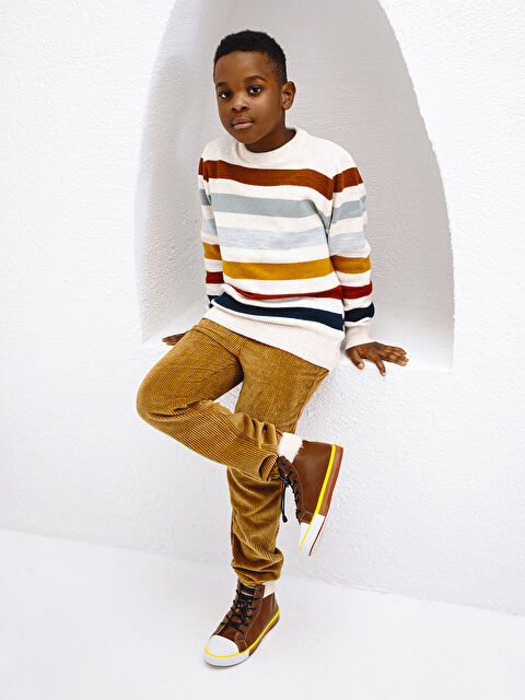 Civil Boys Erkek Çocuk Triko Kazak 10-13 Yaş Bej - S000261154-19928