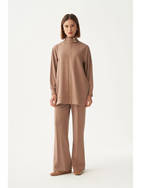 ALLDAY Vizon-Yumuşak Dokulu Gold Droplu Eşofman Takımı - S000500959-26429