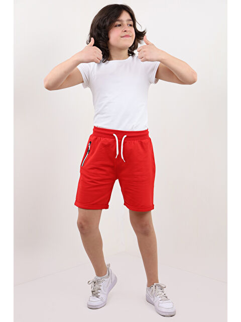 Toontoykids Erkek Çocuk Arka Cep Detaylı Sport Like Tnty Nakışlı Şort - S000417551-20045