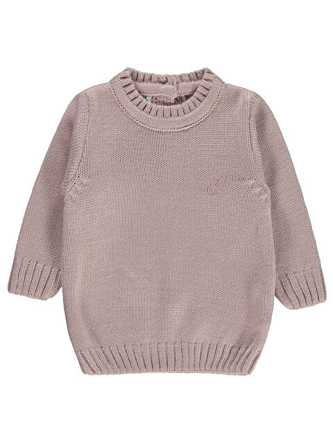 Civil Baby Kız Bebek Triko Kazak 6-18 Ay Pudra - S000244269-7152