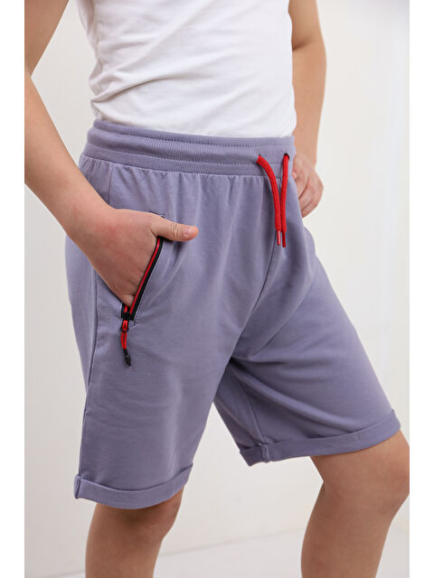 Toontoykids Erkek Çocuk Arka Cep Detaylı Sport Like Tnty Nakışlı Şort - S000417551-20600