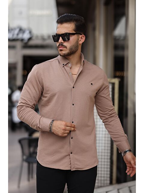 Comstar Düz Çıtçıtlı Kışlık Gömlek - S000269436-26429