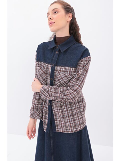 ALLDAY Mint-Turuncu 1-Oduncu Ceket