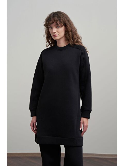 ALLDAY Siyah-Pamuklu Uzun Kollu Sweatshirt - S000501769-19351