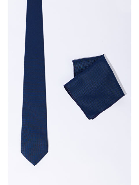 Altınyıldız Classics Erkek Lacivert Kravat-Mendil Set - S000404419-21164