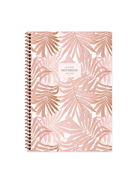 Keskin Color A4 Kareli Defter La Plume Leaves - Kahve - S000281639-19413