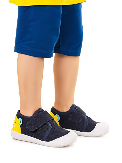 Kiko Kids Catly Cırtlı Erkek Bebek İlk Adım Panduf Ayakkabı - S000197909-21164