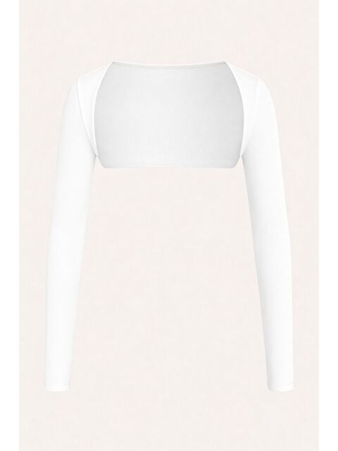 Tarz Cool Kadın Uzun Kollu Crop Bolero Bluz – Esnek Kumaş, ve Modern Tasarım