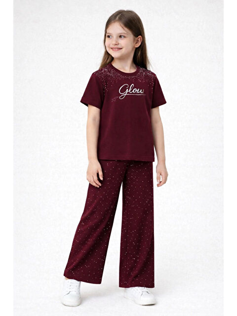 Myhanne Glow Taşlı Kız Çocuk Takım 30459