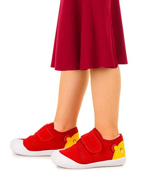 Kiko Kids Catly Cırtlı Kız Bebek İlk Adım Panduf Ayakkabı - S000197908-20045