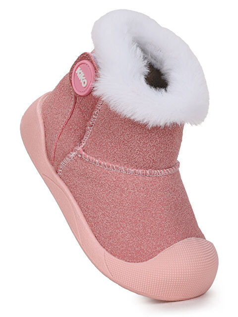Kiko Kids Liplan Cırtlı Termo Taban Kız Bebek Bot Ayakkabı - S000494545-7152