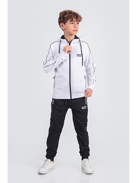 Pina Kids Dalgıç Kumaş Unisex Çocuk Eşofman Takımı Unlimited Potential ESF1725Y - S000444960-20063