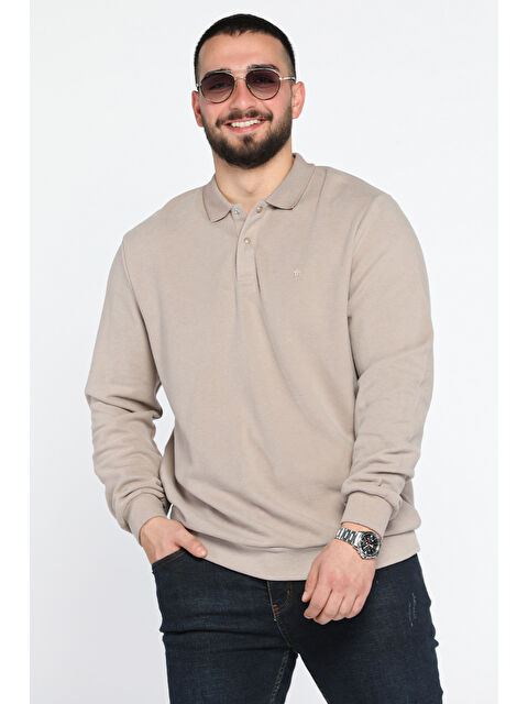 Mishar İtalia Gömlek Yaka Erkek Sweatshirt - S000326478-19928