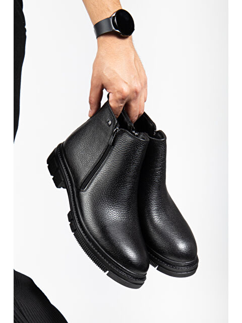 Daxtors D555 Hakiki Deri Soğuk Geçirmez Erkek Bot - S000504837-19351