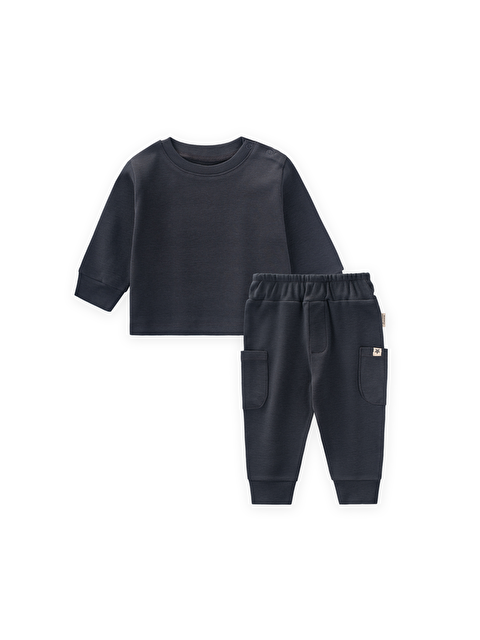 CİGİT Bebe Takım 0-3 Yaş Antrasit - S000510588-29666