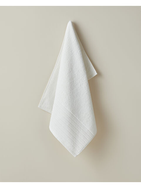 English Home Pure Pamuk Yüz Havlusu 50x80 cm Beyaz - S000479804-20063
