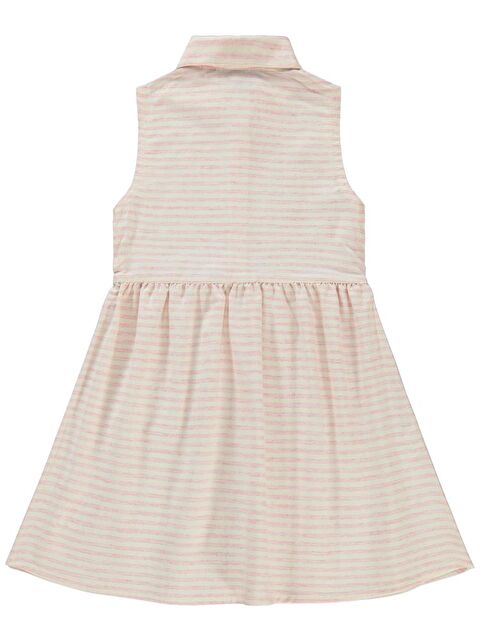 Civil Girls Çizgili 6-9 Yaş Elbise - Kırmızı 7-8 Yaş - S000467996-20045