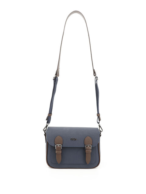 GÖNDERİ(R) Kadın İNDİGO LACİVERT Uzun Askılı Omuz Çantası