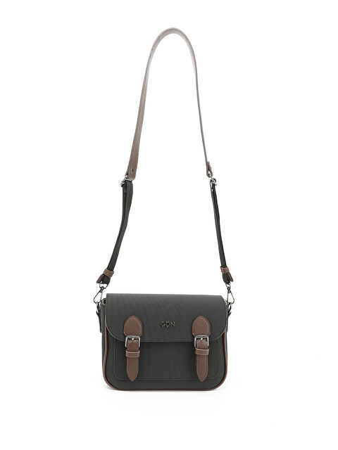 GÖNDERİ(R) Kadın ZÜMRÜT-SİYAH Uzun Askılı Omuz Çantası - S000361945-6349