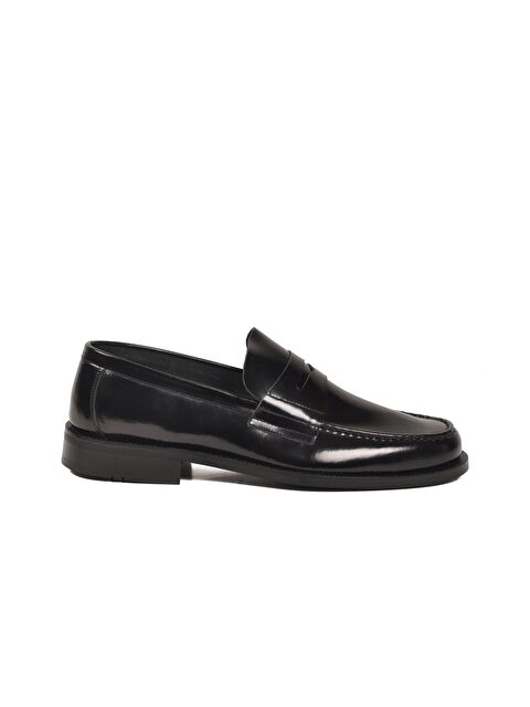 Ayakmod Siyah Rugan Hakiki Deri Erkek Klasik Ayakkabı 3577 M - S000509082-37444