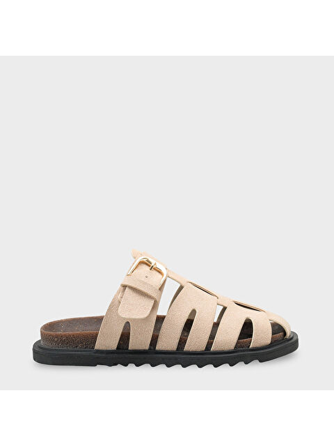 Capone Outfitters Abbie Gladyatör Tokalı Kadın Terlik