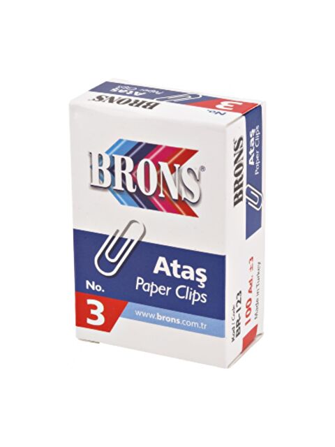 Brons Ataş No:3 Br-123 100 lü 1 Kutu - S000286707-20600