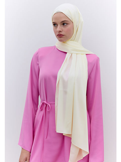Fresh Scarfs İpeksi Elegance Şal Ekru - S000420342-19965