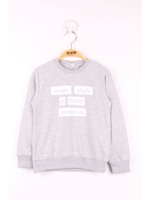Toontoykids Erkek Çocuk Baskılı Sweatshirt