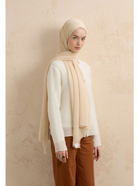 Fresh Scarfs Modal Krinkıl Şal Işığı - S000420277-29736