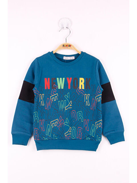 Toontoykids Erkek Çocuk New York Baskılı Sweatshirt - S000417564-37399