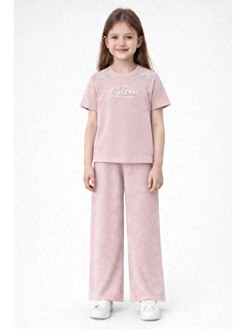 Myhanne Glow Taşlı Kız Çocuk Takım 30459